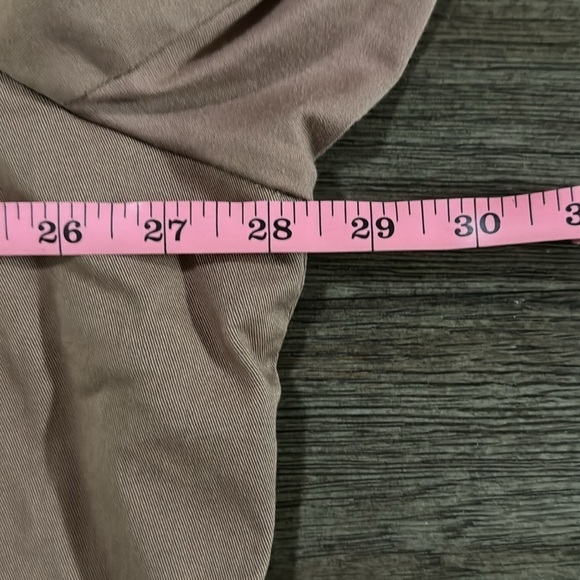 Torrid Tan Twill Georgette Peplum Jacket - Picture 9 of 12